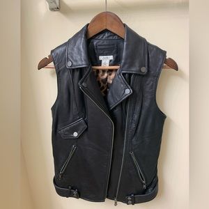Cache Leather Vest